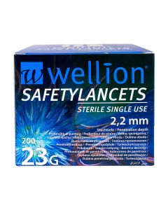 Wellion Safety Lancets 23 G Sicherheitslanzetten