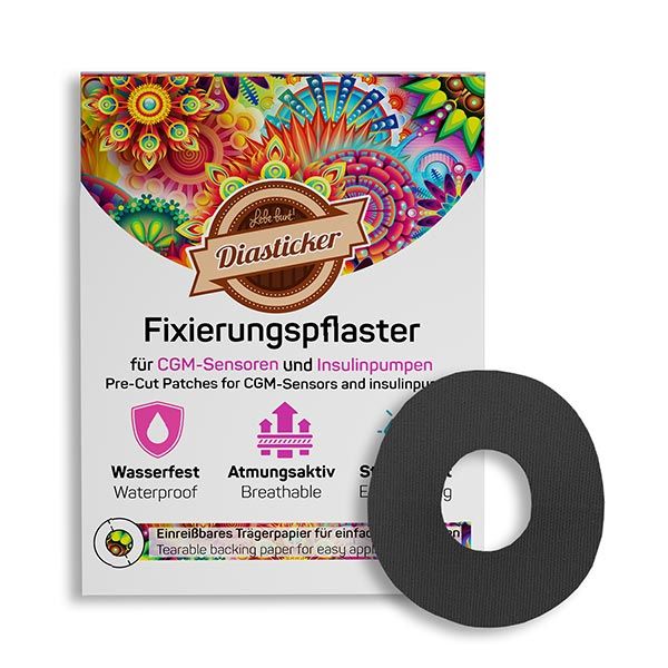 Fixierpflaster Dexcom G7 schwarz