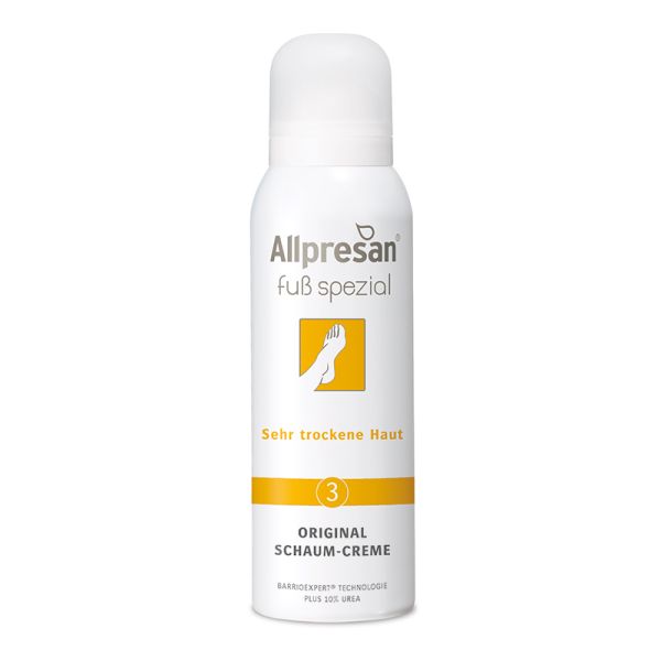 Allpresan Fuß Spezial Schaum Creme 125 ml für sehr trockene bis schuppige Haut