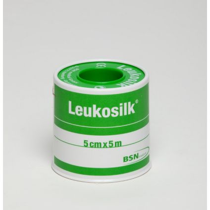 Leukosilk-Pflaster 5 cm x 5 m 1 Rolle
