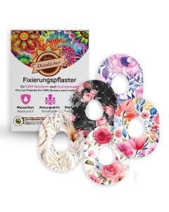 Dexcom G7 Fixierpflaster Mix-Paket Flowers